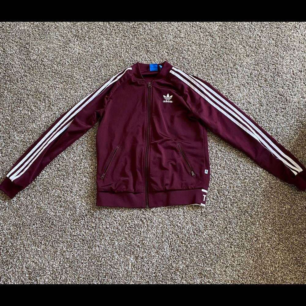 Old fashioned adidas zip up coat